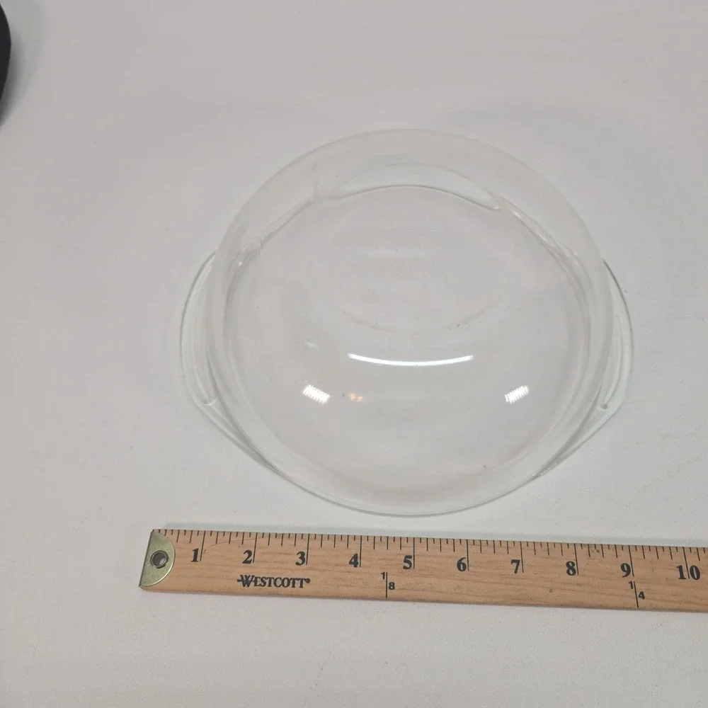 Pyrex 024 2 Quart Clear Glass Round Casserole Mixing Bowl USA